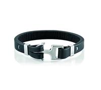 Bracciale Uomo Sector Bandy SZV12 Acciaio Cuoio Nero