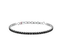 Bracciale Uomo Sector Tennis Nero Acciaio (SANN59)