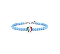 Bracciale Uomo SSC NAPOLI B-NB019UP4 Acciaio 4 Scudetto Celeste OFFICIAL