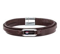 Tommy Hilfiger Bracciale da Uomo della Collezione Casual Core Bracciale Realizzato in Pelle di Colore Marrone. Dimensioni: Lunghezza 19,7 cm. La Chiusura è Magnetica. La referenza è 2790027