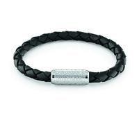 Bracciale Uomo TOMMY HILFIGER EXPLODED BRAID 2790479 Pelle Nero