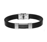 BRACCIALE URBAN MAN IN CUOIO E ACCIAIO