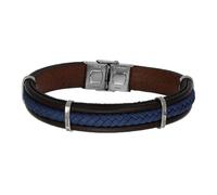 BRACCIALE URBAN MAN IN CUOIO E ACCIAIO