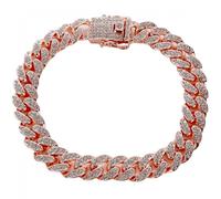 Bracciale VE-18790 - Oro / Rosa / 21cm