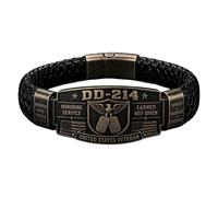 Bracciale veterano come ricordo, un patriottico e orgoglioso | Bracciale per veterani di sacrificio, regalo per fidanzato, marito, per la festa del papà, compleanno, San Valentino
