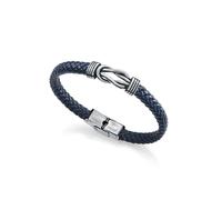 Bracciale Viceroy Acciaio E Pelle Blu 1304P01013