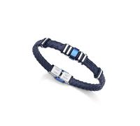 Bracciale Viceroy Acciaio E Pelle Uomo 6132P01013