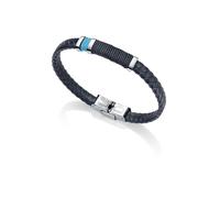Bracciale Viceroy Acciaio E Pelle Uomo 6453P01013