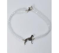 Bracciale Whippet pietre dure Quarzo ialino in argento 925 Luce