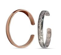 Bracciale Wonder Care in rame puro per uomo e donna, Kada in rame da uomo, cinturino in rame con custodia in velluto e confezione regalo