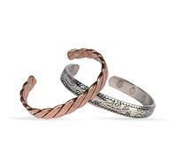 Bracciale Wonder Care in rame puro per uomo e donna, Kada in rame da uomo, cinturino in rame con custodia in velluto e confezione regalo