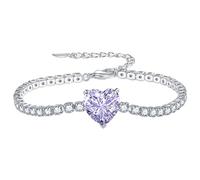 Braccialetti a forma di cuore da donna, braccialetto a maglie con ciondolo, braccialetti semplici da donna, braccialetto piccolo alla moda per ragazze adolescenti, gioielli estetici