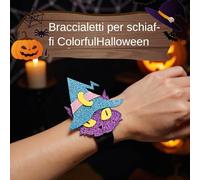 Braccialetti a Scatto Halloween per Bambini, Premi per Festività Scolastiche, Portatili Per Travestimenti Per Halloween, Evento Scolastico, Raduno Familiare, Festa D'Autunno, Concorso Di Costumi