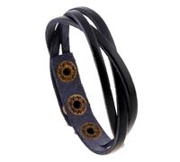 Braccialetti a scatto vintage da uomo/donna Braccialetti avvolgenti in pelle regolabili e amp; Braccialetti Moda Pulseira Masculina Gioielli RegaloUtile e attraente.