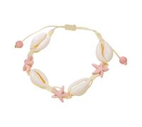 Braccialetti alla caviglia per donne, braccialetto a conchiglia, Gioielli da spiaggia anklet a conchiglie impermeabili regolabili, Gioielli per il piede, Prodotti di moda femminile per mare, hawaiano,