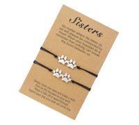 Braccialetti Amicizia A Mano Regolabile Elegante Set Braccialetti A Corda Un Braccialetto Unisex Presente Per Uomo E Donna Braccialetto Unisex