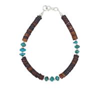 Braccialetti Boho con Perline in Argento 925 con Chip Turchese - 81stgeneration