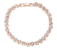 Braccialetti Bracciale, Bracciale Donna Intarsiato Con Strass Lucidi Bracciale Regolabile Per Anniversario Di Festa - Oro ChampagneBellissimo design