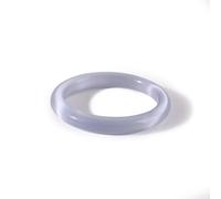 Braccialetti, Bracciale Rigido in Giada Per Donna, Bracciale in Giada Occhio Di Gatto Ghiacciato Per Donna, Bracciale in Pietra Di Luna Bianca Ghiacciata Di Alta Qualità,Blu,59~60mm