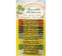 Braccialetti Brasiliani Dell’Amicizia E Della Fortuna - 100 Pezzi Set Multicolor
