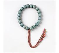 Braccialetti buddisti con grani di preghiera, Braccialetti con perline di radice Bodhi Mantra a sei caratteri, squisito rosario buddista da tenere in mano for la meditazione Mala Chanting 11 * 12 mm