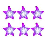 Braccialetti colorati con luce LED, accessorio da polso unico, illuminazione elegante per feste e concerti, ciondolo a stella brillante multicolore per eventi notturni e festival, One Size, Come