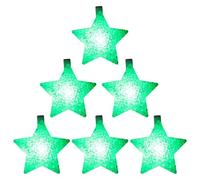 Braccialetti colorati con luce LED, accessorio da polso unico, illuminazione elegante per feste e concerti, ciondolo a stella brillante multicolore per eventi notturni e festival, One Size, Come