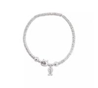 Braccialetti con gatto da donna Braccialetto con perline di pesce gattino Kawaii Braccialetto con ciondoli con animali Braccialetti con ciondoli di amicizia Regali per tornare a scuola Festa di comple