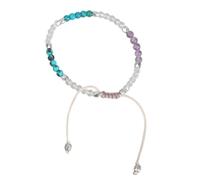 Braccialetti con perline di cristallo da 2 mm, gioielli a mano chakra per migliorare la positività e la fortuna intrecciati, Misura unica, come descritto