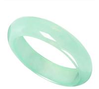 Braccialetti da donna, braccialetti color smeraldo al 100% braccialetti naturali fatti a mano fiore galleggiante smeraldo braccialetto da donna regalo di giada Braccialetti Lady PartyGift (Verde 62mm)