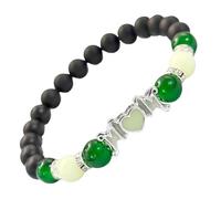 Braccialetti da donna con perline luminose e alla moda, 45 g, per festa della mamma, compleanni, matrimoni, lauree, gioielli moderni, accessori per lo styling e la manutenzione