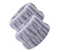 Braccialetti da spa, in pile di corallo, comodi braccialetti assorbenti, 2 braccialetti per il lavaggio del polso, asciugamani assorbenti di eccellente qualità per donne e ragazze