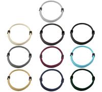 Braccialetti da surf da 10 pezzi, braccialetti da surf in paracord fatti a mano, braccialetti intrecciati regolabili, braccialetti in corda milanese, unisex, compleanno, regali di San Valentino.