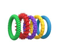 Braccialetti Di Agitazione Sensoriale Kids - Calma Bracciale, Banda Sensoriale Tattile | 5x Braccialetto Divertente E Istruzione Educativo - Giocattolo Sensoriale Calmante, Giocattoli In Scatola Silen