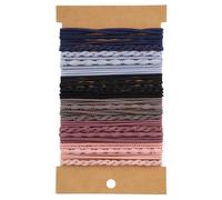 Braccialetti di Cravatte per Capelli Boho per le Donne, 24 Pezzi di Elastici per Capelli Spessi 6 Colori Elastico per Capelli Intrecciato Accessori per Capelli Boho per le Donne della Ragazza