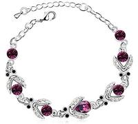 Braccialetti di cristallo per le donne Boho, regolabile unico acrilico colorato con pietre preziose Fashion Cute Bee Bracciale con ciondoli Cubic Zirconia Link Bangle Girls Jewelry Gift for Girlfriend