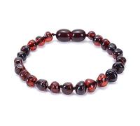 Braccialetti di Gioielli Ambra per Lui e per lei, Vere Pietre Naturali, Braccialetto Elastico, 8 mm, Ottimo Regalo per Le Donne, 15 cm Rubinetti Domestici