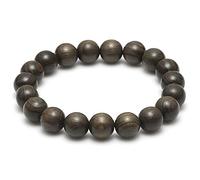 Braccialetti di legno e perline di preghiera da 10 mm, braccialetti Mala naturali, bracciale tibetano per uomo