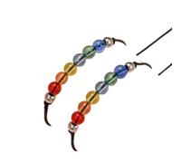 Braccialetti di Perline Arcobaleno di Moda per Donna Uomo 2 Pezzi/Set Braccialetti Intrecciati Regolabili con Gioielli di Amicizia di Coppia LGBT Convenient Design