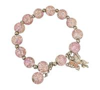 Braccialetti di perline per le donne braccialetto di perline di vetro braccialetto di fascino farfalla perline braccialetto farfalla per le donne orologio da corsa per gli uomini, Misura unica, Vetro
