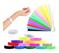 Braccialetti d'ingresso 160 pezzi, braccialetti impermeabili per eventi, braccialetti per feste, concerti di danza per feste, braccialetti per ingresso festival