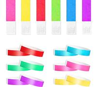 Braccialetti D'ingresso Braccialetti di Identificazione 60Pezzi Braccialetti di Sicurezza Braccialetti in Varta per il Controllo e la Sicurezza Durante Gli Eventi 19 x 255 mm