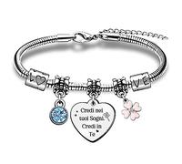Braccialetti Donne Regali Compleanno Laurea Collega Amica Incoraggiamento Natale Apprezzamento Ritorno A Scuola Ricordi Fidanzate Moglie Regali Unici San Valentino Per Andare All'Università Gioielli