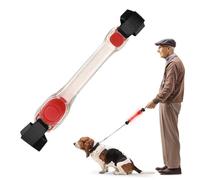 Braccialetti Flash | Braccialetti luminosi lampeggianti,Le luci di avvertimento si illuminano nel braccialetto Flash nero per la passeggiata del cane in bicicletta di notte