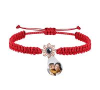 Braccialetti Fotografici Personalizzati Immagine Personalizzata Sunshine Proiezione Braccialetti Variopinti Intrecciati Corda Girasole Proiezione Braccialetto Con Immagine Interna Per Le Donne