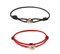braccialetti intrecciati regolabili 2 pezzi bracciali amicizia unisex fatti a mano con nodo scorrevole stile boho per coppie amici anniversario regalo moda