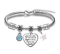 Braccialetti Laurea Ispiratore Migliore Amica Nipote Figlia Incoraggiare Regalo Donne Sorella Andare All'Università Ricordo Compleanno Adolescenti Laureato Accompagnare Auguri Promemoria Gioielli
