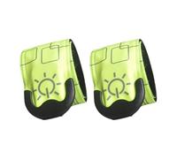 Braccialetti Leggeri A LED LED da 2 PCS Indossabili Braccio Corsa Bracciale Ricaricabile per Ricaricabile USB Piedi USB