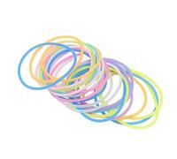 Braccialetti Luminescenti In Morbido Silicone Si Illuminano Al Buio Per Eventi 24 Pz Multi Colore