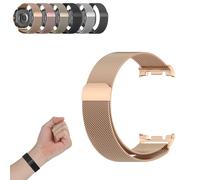 Braccialetti magnetici per Samsung Galaxy Watch 8/Watch8 Classic/Ultra2, cinturino di ricambio in rete metallica in acciaio inox, cinturino di ricambio per uomini e donne (oro rosa)